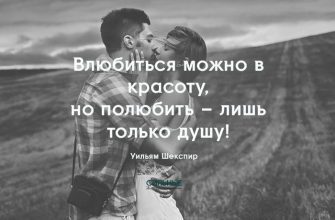 Влюбиться можно в красоту, но полюбить – лишь только душу!