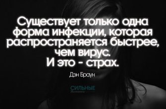 Существует только одна форма инфекции, которая распространяется быстрее, чем вирус. И это - страх.