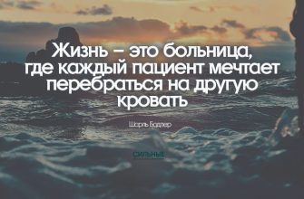 Жизнь – это больница, где каждый пациент мечтает перебраться на другую кровать