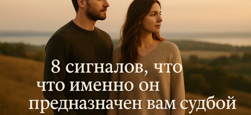 8 сигналов, что именно он предназначен вам судьбой